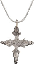 MEDIEVAL CHRISTIAN CROSS NECKLACE C.800-1000 AD - Picardi Jewelry