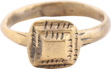 FINE ROMAN PROSTITUTE'S RING, C.100-300 AD, SIZE 5 ¼ - Picardi Jewelry