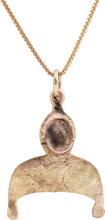 SUPERB VIKING LUNAR PENDANT NECKLACE, 10TH-11TH CENTURY AD - Picardi Jewelry