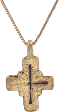 MEDIEVAL EUROPEAN PILGRIM’S CROSS NECKLACE, 8th-12th CENTURY - Picardi Jewelry