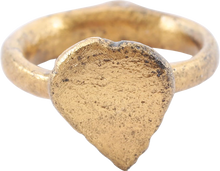 VIKING HEART RING, 11TH CENTURY, SIZE 5 - Picardi Jewelry
