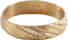 MEDIEVAL EUROPEAN WEDDING RING, 15TH CENTURY, SIZE 5 ½ - Picardi Jewelry