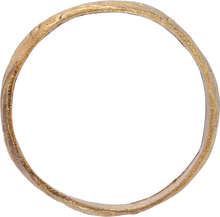 MEDIEVAL EUROPEAN WEDDING RING, 15TH CENTURY, SIZE 5 ½ - Picardi Jewelry