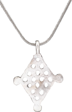 RARE VIKING LATTICE “FERTILE FIELDS” AMULET C.850-1050 AD - Picardi Jewelry