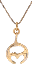 FINE VIKING LUNAR PENDANT NECKLACE, LATE 10th-11th CENTURY AD - Picardi Jewelry