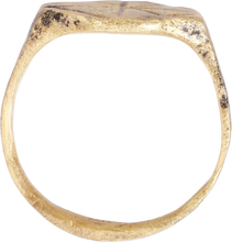 MEDIEVAL CHRISTIAN RING, 5TH-8TH CENTURY AD, SIZE 10 1/2 - Picardi Jewelry