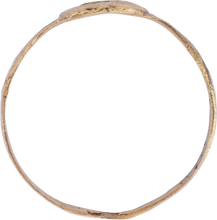 ANCIENT ROMAN/MEDIEVAL EVIL EYE RING, 4TH-8TH CENTURY AD, SIZE 9 ¾ - Picardi Jewelry