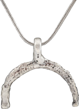 VIKING LUNAR PENDANT NECKLACE, 800-1050 AD - Picardi Jewelry
