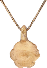 FINE ROMAN/BYZANTINE WHEEL OF FORTUNE NECKLACE, 5th-8th CENTURY AD - Picardi Jewelry