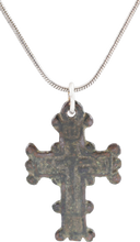 BYZANTINE CROSS NECKLACE, 6TH-9TH CENTURY AD - Picardi Jewelry