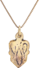 ANCIENT VIKING HEART PENDANT NECKLACE, C.850-1050 AD - Picardi Jewelry