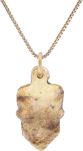 ANCIENT VIKING HEART PENDANT NECKLACE, C.850-1050 AD - Picardi Jewelry