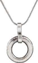 CELTIC PROSPERITY RING NECKLACE, C.400-100 BC - Picardi Jewelry