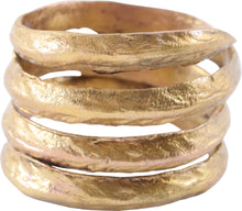 VIKING COIL RING, 9TH-10TH CENTURY, SIZE 10 - Picardi Jewelry