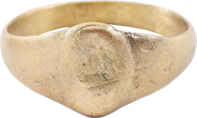 LATE GOTHIC CHRISTIAN RING, 15th-16th CENTURY, SIZE 9 1/2 - Picardi Jewelry