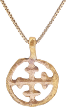 CRUSADER'S CROSS PENDANT NECKLACE, 11TH-13TH CENTURY - Picardi Jewelry
