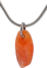 PRECOLUMBIAN STONE PENDANT NECKLACE C.500-1600 AD - Picardi Jewelry