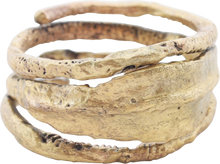 VIKING COIL RING, 10TH-11TH CENTURY AD, SIZE 9 1/2 - Picardi Jewelry