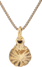 MEDIEVAL CHRISTIAN WHEEL OF FORTUNE AMULET NECKLACE, 6th-10th CENTURY AD - Picardi Jewelry