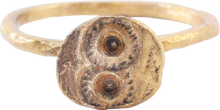 ROMAN EVIL EYE RING, 1ST-3RD C. AD, SIZE 10 ½ - Picardi Jewelry