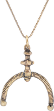 ANCIENT VIKING LUNAR PENDANT NECKLACE, C.900-1000 AD - Picardi Jewelry