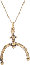 ANCIENT VIKING LUNAR PENDANT NECKLACE, C.900-1000 AD - Picardi Jewelry