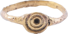 ROMAN EVIL EYE RING, 1ST-3RD CENTURY AD, SIZE 7 3/4 - Picardi Jewelry