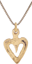 ANCIENT VIKING HEART PENDANT NECKLACE, 866-1067 AD - Picardi Jewelry