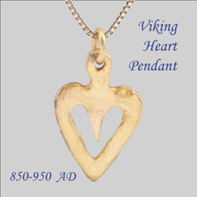 ANCIENT VIKING HEART PENDANT NECKLACE, 866-1067 AD - Picardi Jewelry
