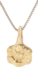ROMAN WHEEL OF FORTUNE AMULET NECKLACE, 200-550 AD - Picardi Jewelry