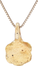 ROMAN WHEEL OF FORTUNE AMULET NECKLACE, 200-550 AD - Picardi Jewelry