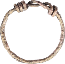 CELTIC FINGER RING 600-300 BC, SIZE 10 1/4 - Picardi Jewelry