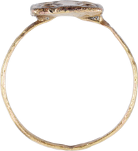 MEDIEVAL ANGLO-SAXON (ENGLISH) RING, 9th-10th CENTURY AD, SIZE 9 1/2 - Picardi Jewelry