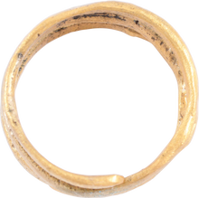 ANCIENT VIKING COIL RING C.850-1050 AD SIZE 8 - Picardi Jewelry