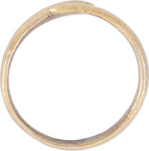 FINE AND RARE VIKING COIL RING, C.850-1050 AD, SIZE 10 ½ - Picardi Jewelry