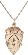ANCIENT VIKING HEART PENDANT NECKLACE, 866-1067 AD - Picardi Jewelry