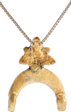 LOVELY VIKING LUNAR PENDANT NECKLACE, 800-1050 AD - Picardi Jewelry