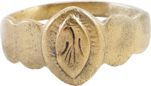 LATE MEDIEVAL WOMAN'S FASHION RING, SIZE 9 ¾ - Picardi Jewelry