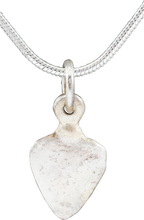 GOOD VIKING HEART PENDANT NECKLACE, 9th-10th CENTURY AD - Picardi Jewelry