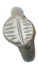 BYZANTINE CHILD'S RING C.500 AD SIZE 3 1/4 - Picardi Jewelry