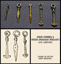 VIKING WODEN SPEAR HEAD PENDANT 6TH CENTURY - Picardi Jewelry