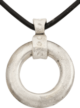 VIKING PROTECTIVE BROOCH NECKLACE C.850-1000 AD - Picardi Jewelry
