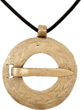 FINE VIKING PROTECTIVE BROOCH NECKLACE, 10th-11th CENTURY AD - Picardi Jewelry