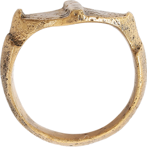 LATE MEDIEVAL EUROPEAN MAN’S RING, 14TH-16TH CENTURY AD, SIZE 8 ¾ - Fagan Arms (8202658349230)