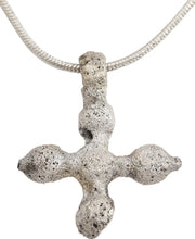 MEDIEVAL CHRISTIAN CROSS NECKLACE, C.800-1000 AD - Picardi Jewelry