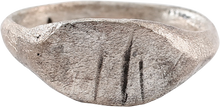 ROMAN SIGNET RING, C.200-450 AD, SIZE 3 3/4 - Picardi Jewelry
