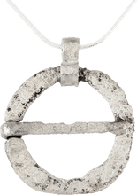 VIKING PROTECTIVE BROOCH NECKLACE, 10th CENTURY AD - Picardi Jewelry