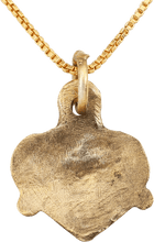 ANCIENT VIKING HEART PENDANT NECKLACE, C.850-1050 AD - Picardi Jewelry