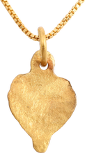 VIKING HEART PENDANT NECKLACE, C.950-1050 AD - Picardi Jewelry