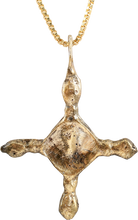 EUROPEAN CROSS NECKLACE, 9th-10th CENTURY - Picardi Jewelry